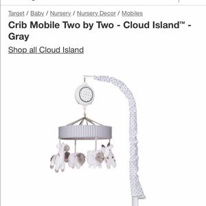Cloud Island two by two Baby mobile 👶